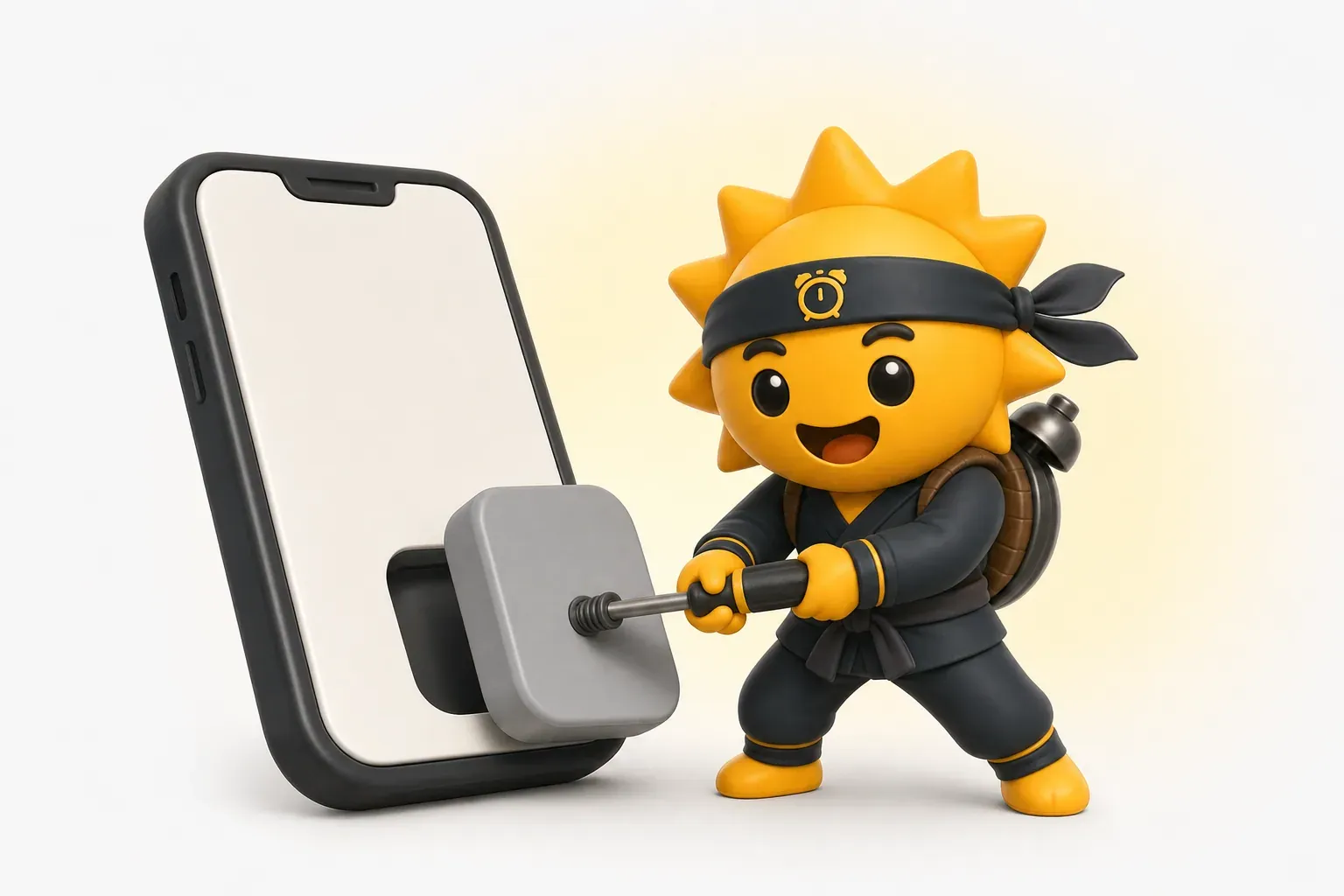 La pantalla de edición de alarma del iPhone con el interruptor de posponer desactivado
