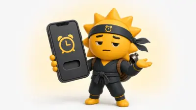 Un iPhone affichant une mission de scan pour arrêter l’alarme